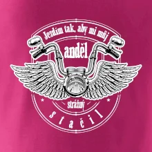 Jezdím tak rychle, aby mi můj anděl strážný stačil Jezdím tak rychle, aby mi můj anděl strážný stačil
