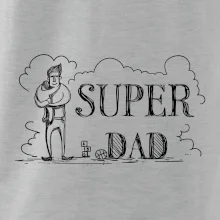 Kreslený nápis super dad