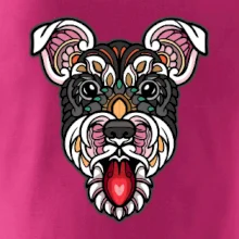 Knírač hlava barevná