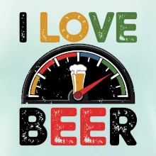 I love beer - palivoměr