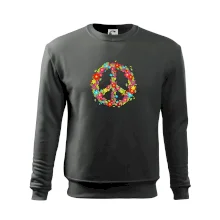 Peace symbol červené květiny