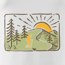 Nordic walking v přírodě