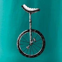 jednokolka kreslená