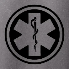 Rescue logo samostatné kulaté