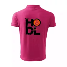 Hodl velký nápis a logo BTC