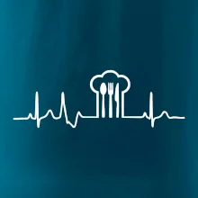 EKG kuchař čepice a příbory