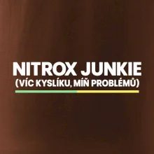 Nitrox junkie zelenožlutá linka pod nápisem