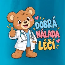 Dobrá nálada léčí - medvídek doktor s palcem nahoru