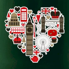 Britské srdce - objekty