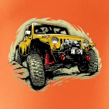 Žlutý offroad s navijákem