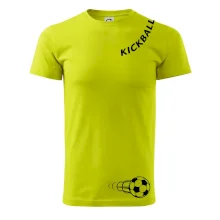 Kickball nápis šikmo