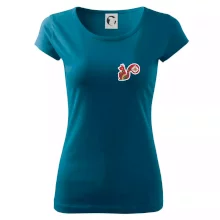 Folklor na prsu veverka