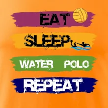 Eat sleep watter polo barevné