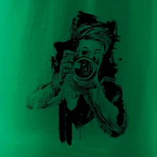 Fotograf kreslený tužkou