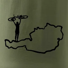 Cyklistka - Mapa Rakouska