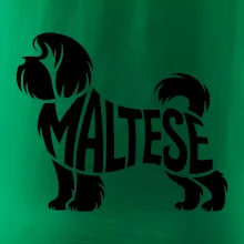 Maltézský psík nápis v těle