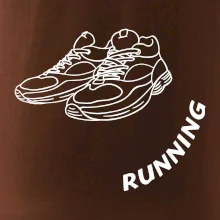 Running nápis šikmo