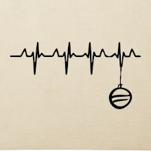 EKG Vánoční ozdoba