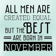 All men are created equal november