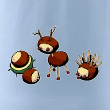 Kaštanová zvířátka - v řadě