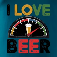 I love beer - palivoměr