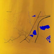 Chlumec 403 39 mapa s vodními toky