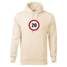 Dopravní značka - omezení rychlosti 20