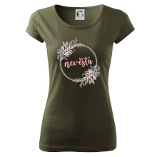 Nevěsta květinový kruh růžový