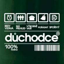 Čárový kód důchodce