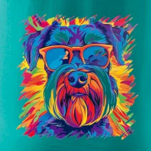 Knírač barevný styl 70s