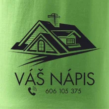 Tričko pro pokrývače - Velká střecha