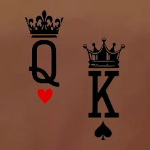 King & Queen logo na prso