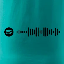Spotify kód na prsu