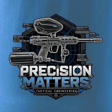 Technický nákres precision matters paintball