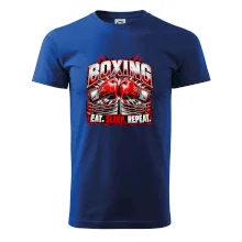 Boxerské rukavice v ringu eat sleep repeat