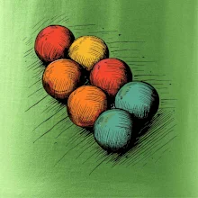 Petanque koule kresba