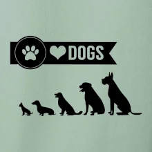 I love dogs - tlapka