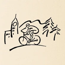 Cyklista na výletě