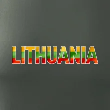 Lithuania - nápis vlajka