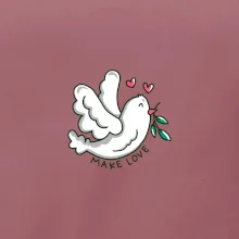 Holubice míru - make love