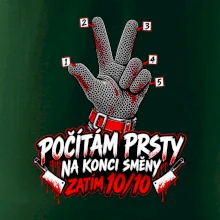 Řezník počítám prsty na konci směny