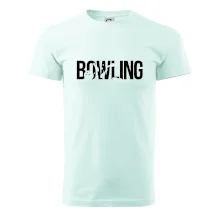Bowling nápis kuželky