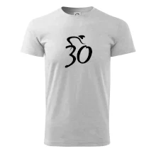 Cyklista slaví třicítku (30)