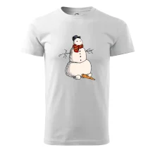 Sněhulák se spadlým nosem