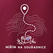 Mířím na souřadnice minimalistická trasa