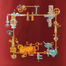 Steampunk barevná sestava