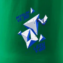 Bouldering myslím ve 3d lezu v 4d