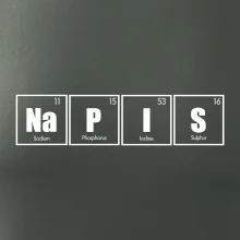 Vlastní nápis - periodická tabulka