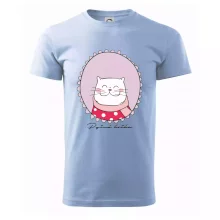 Pyšná kočka fialová