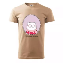 Pyšná kočka fialová